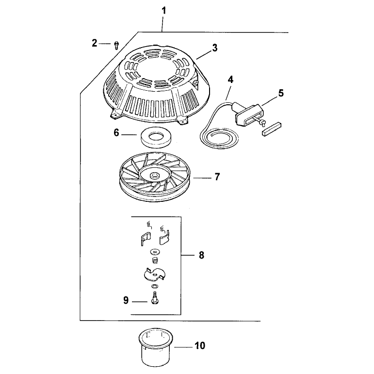 Starter System Kohler CV13T PS 21524