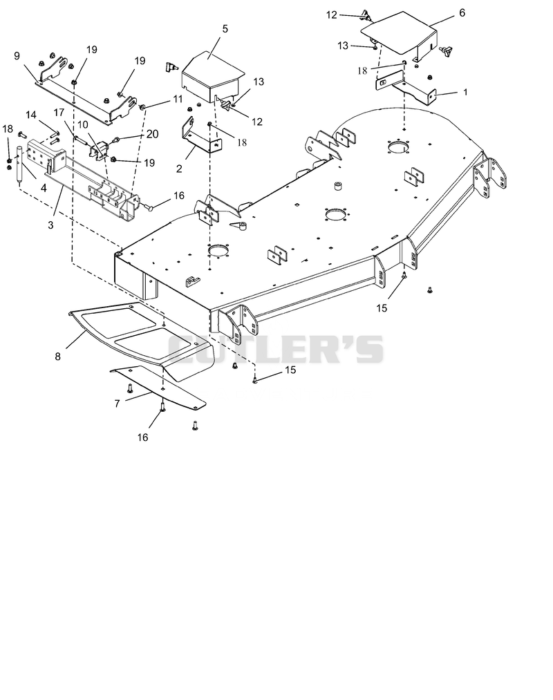 Discharge Chute and Belt Guards - 60"
