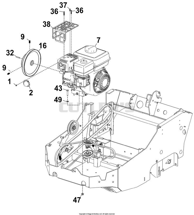 Main Body & Engine Assembly - 2