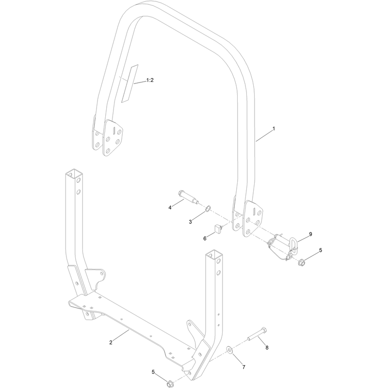 Roll-Over Protection System Assembly  No. 161-3495