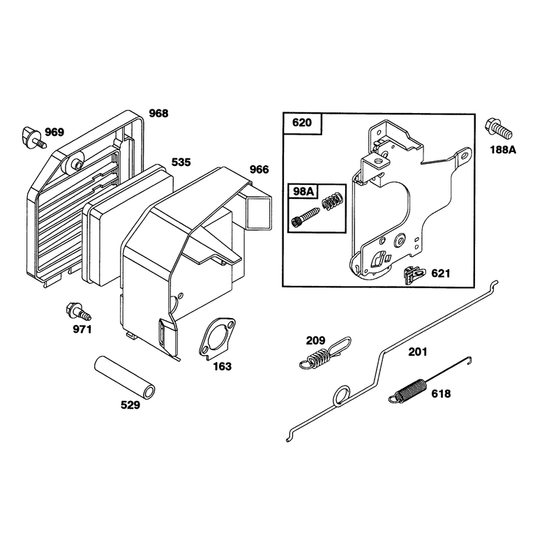 Engine Briggs and Stratton Model 97772-0112-01