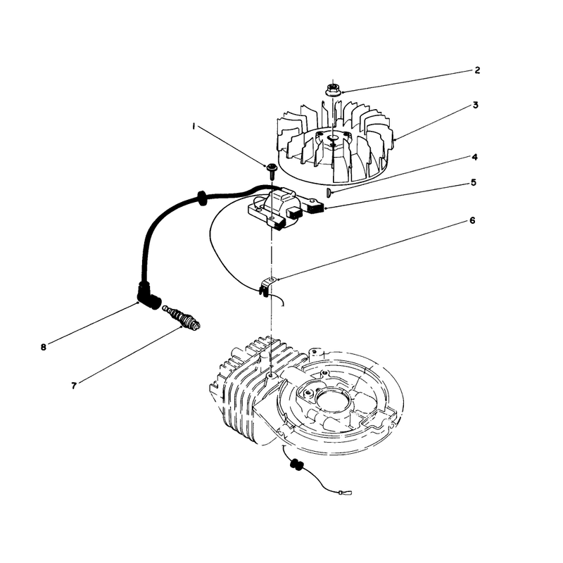 Flywheel and Magneto Assembly