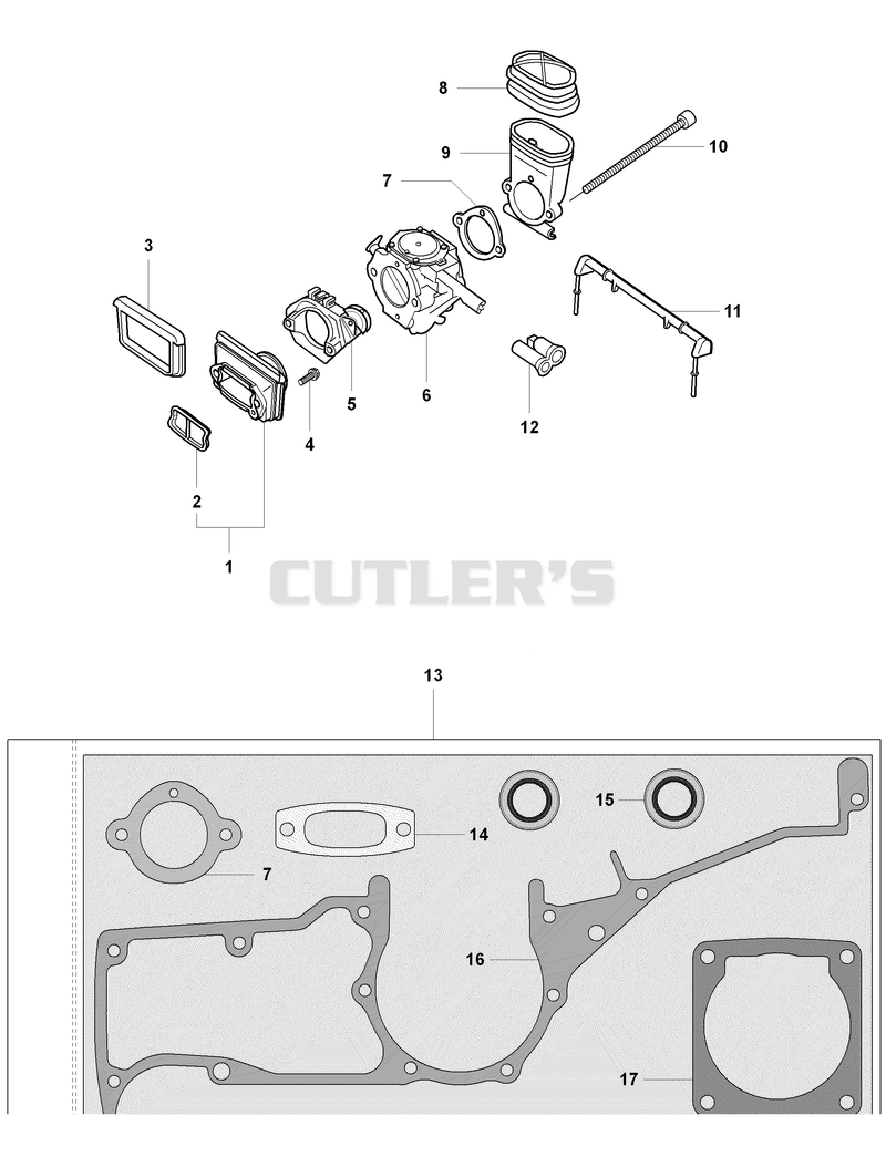 Carburettor and Gasket Kit and Intake System