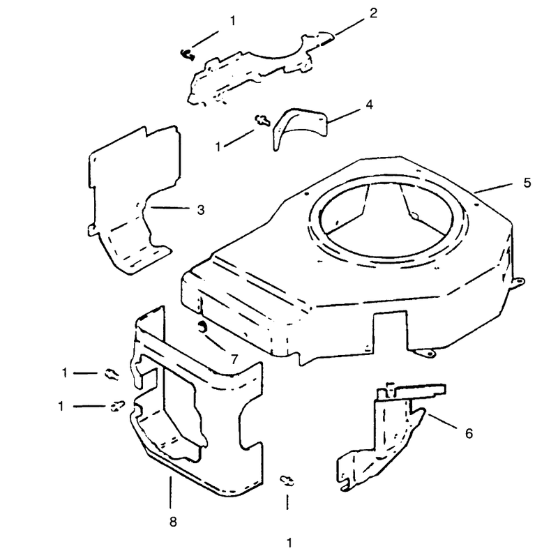 Blower Housing and Baffles