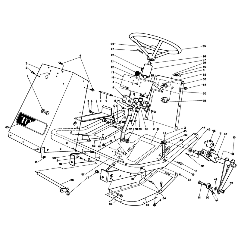 Frame and Steering Assembly
