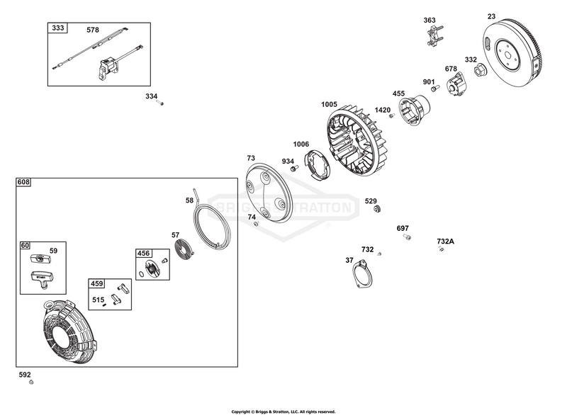 Flywheel, Ignition, and Starter Group