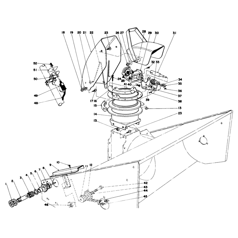 48in Snowthrower Model No30570
