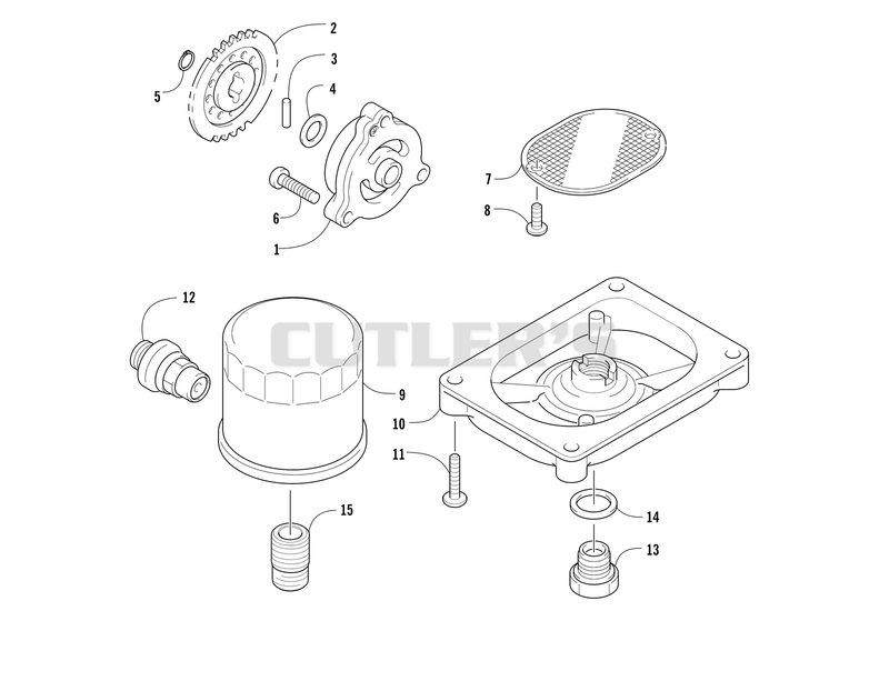 OIL FILTER/PUMP ASSEMBLY [99739]