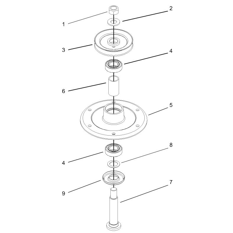 Spindle Housing Assembly No 104-6317