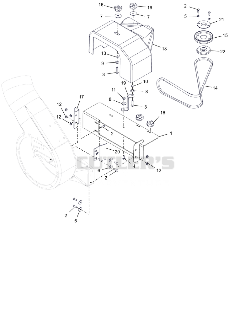 Pump Mount and Cover - 48"