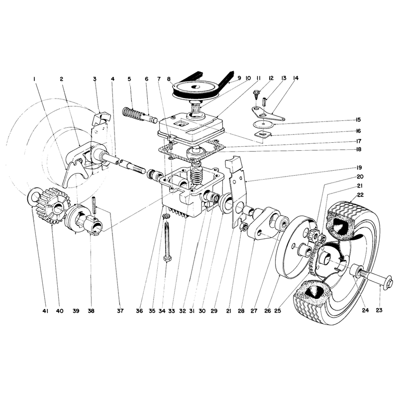 Gear Box Assembly Model No 21172