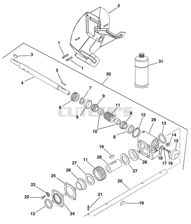 Gear Case - Cast Iron