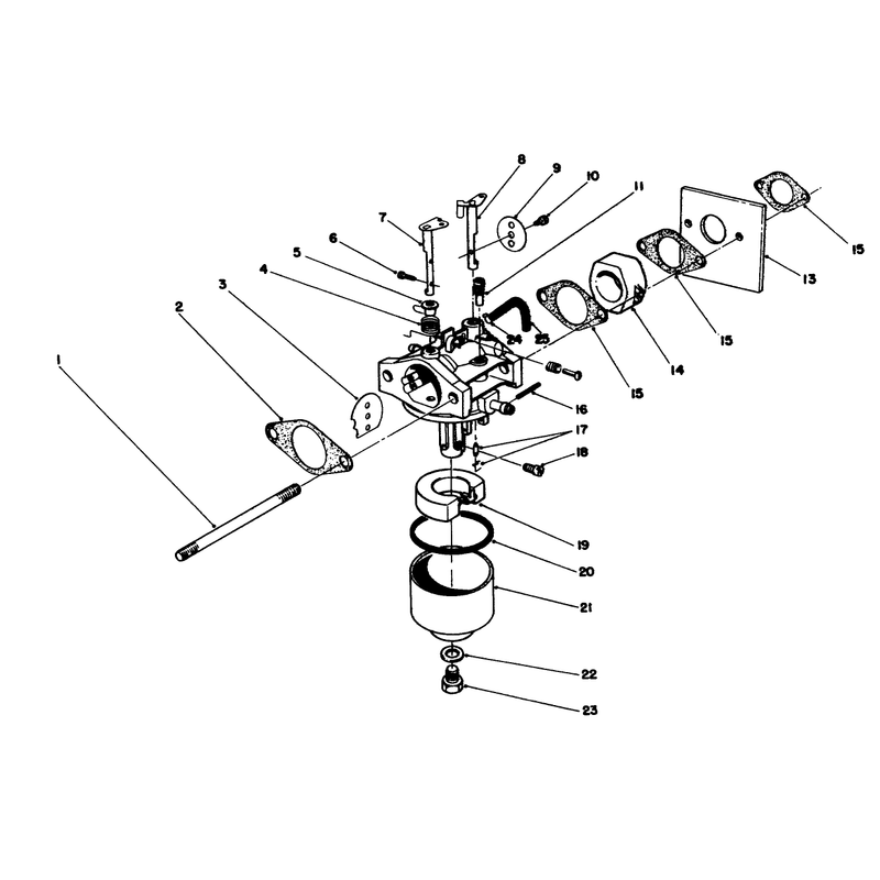 Carburetor Assembly Model No47pj8