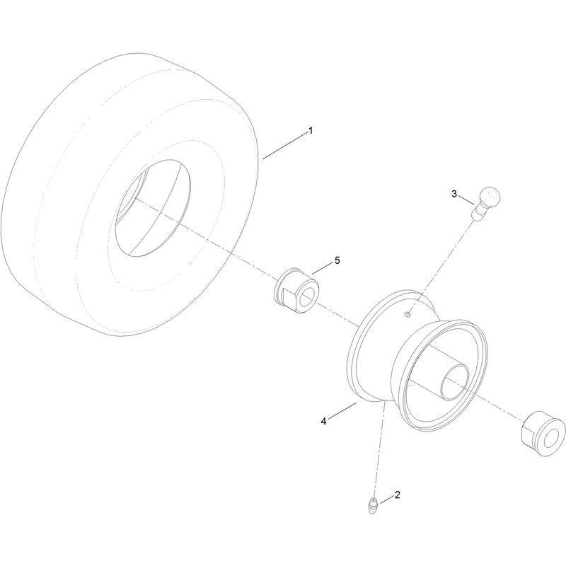 Wheel and Tire Assembly No. 120-5515
