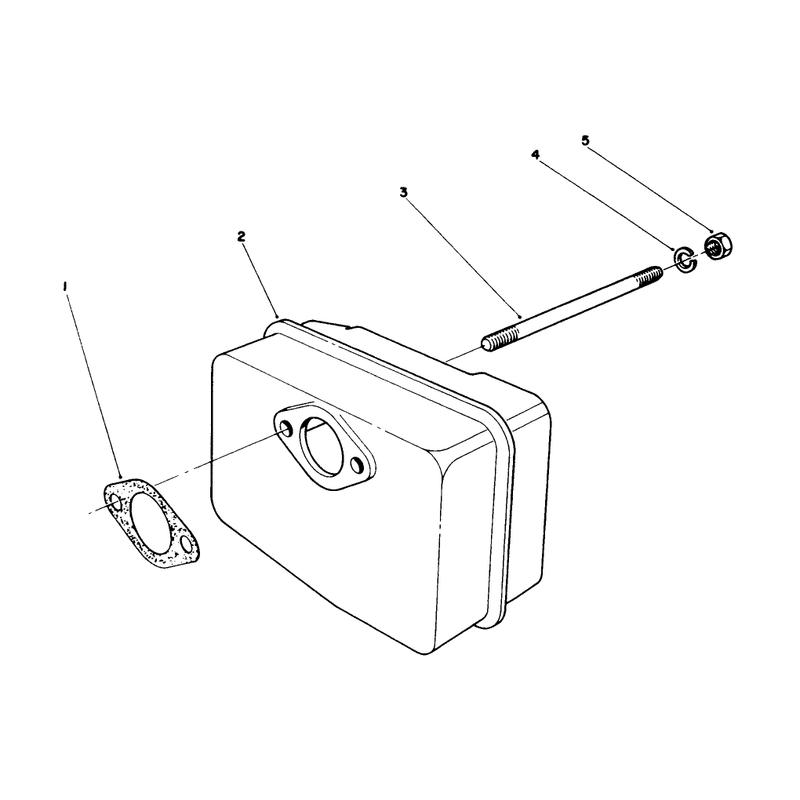 Muffler Assembly Model No. 47pp3-4