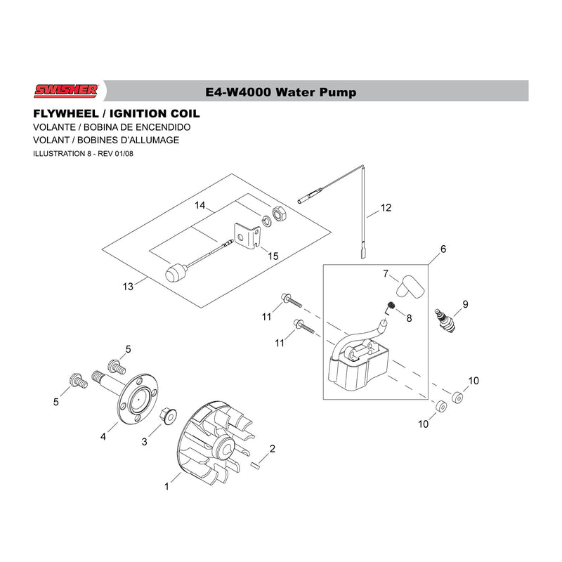 FLYWHEEL / IGNITION COIL