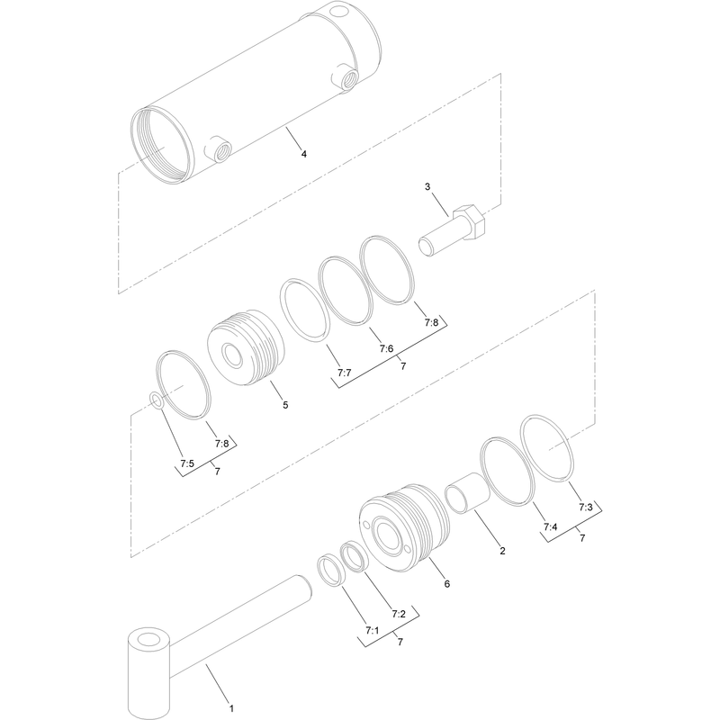 Hydraulic Cylinder Assembly No AU103989A1