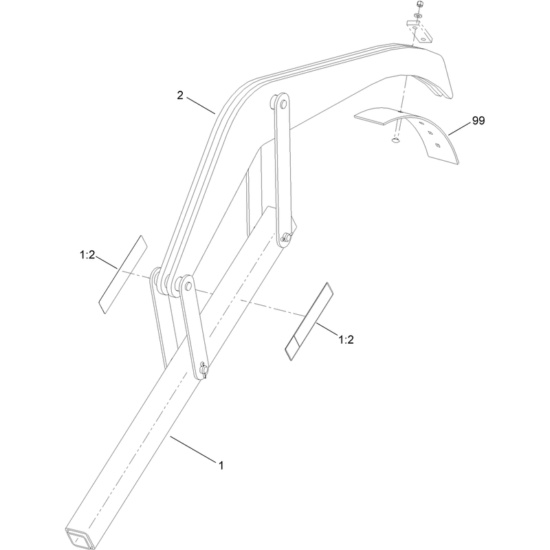 48 Inch Crumber Assembly