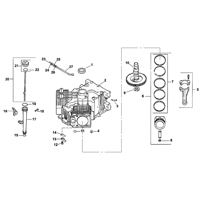 Group 2 Crankcase Assembly