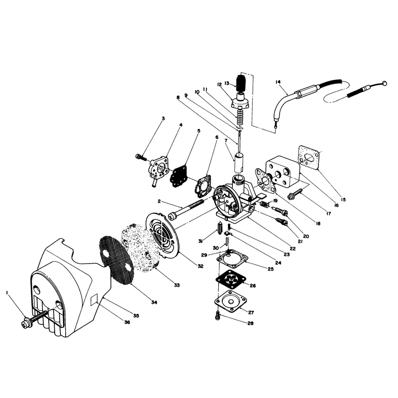 Carburetor & Air Cleaner Assembly
