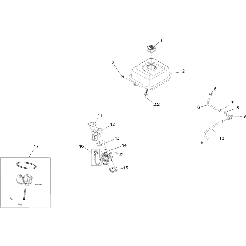 Fuel System and Carburetor Assembly