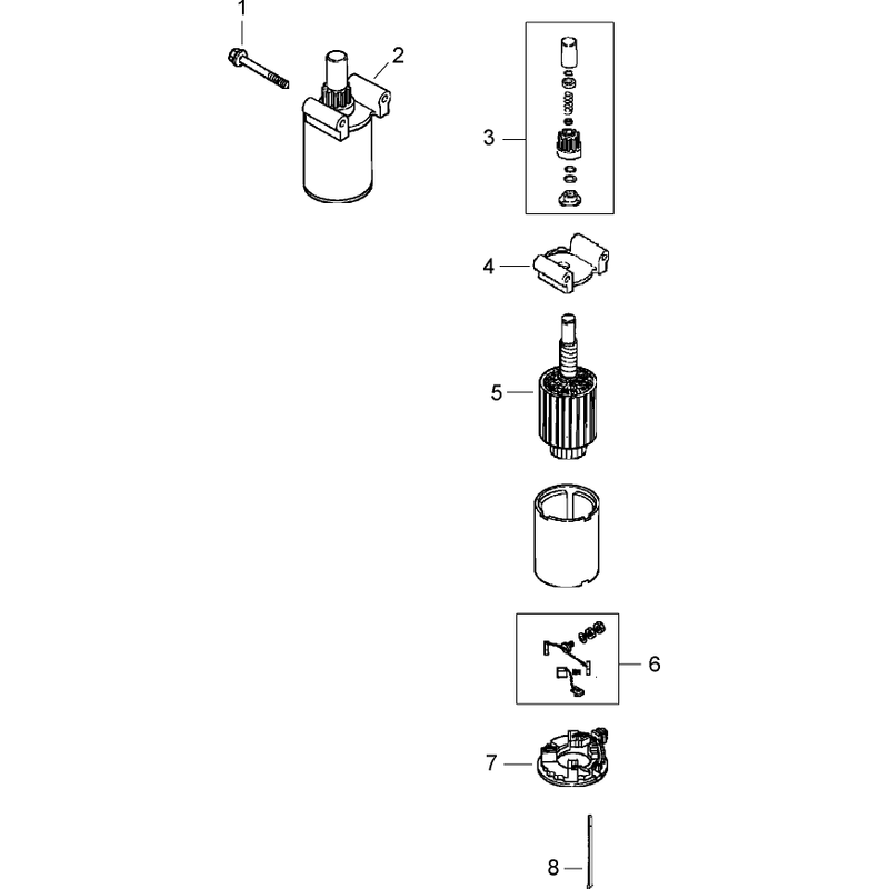 Starter Assembly  Kohler Cv492s-27525