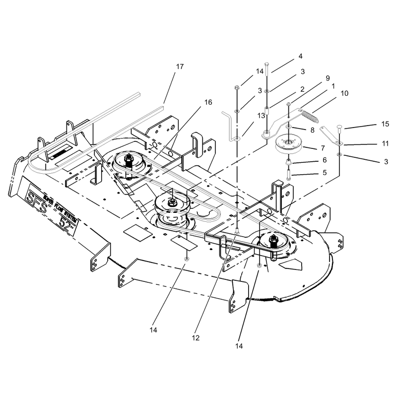 Belt and Idler Arm Assembly