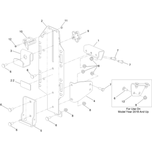 Bucket Mount Assembly No 136-9045