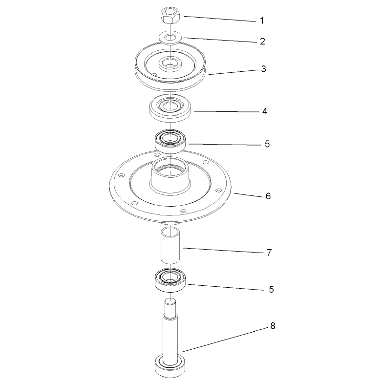 Outer Spindle Assembly 106-0787