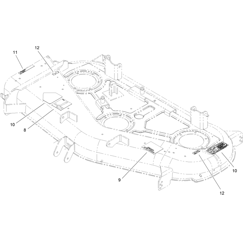 52in Deck Assembly No. 112-9832