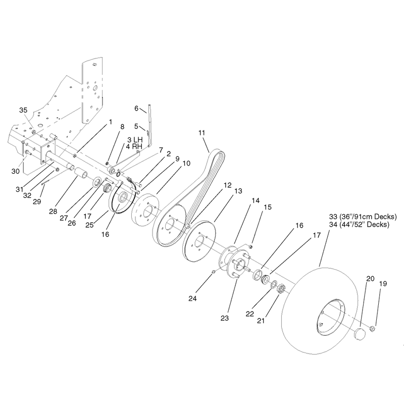 Wheel Drive and Brake System Assembly