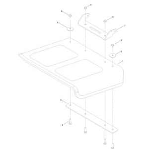 Rubber Deflector Kit Assembly No 140-4300