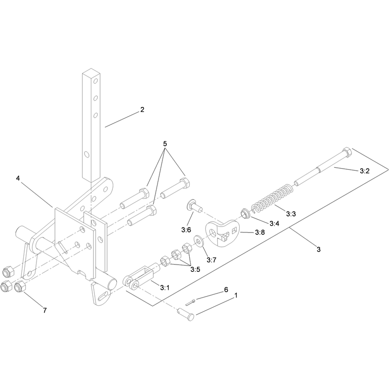 LH Motion Control Assembly No 109-3979