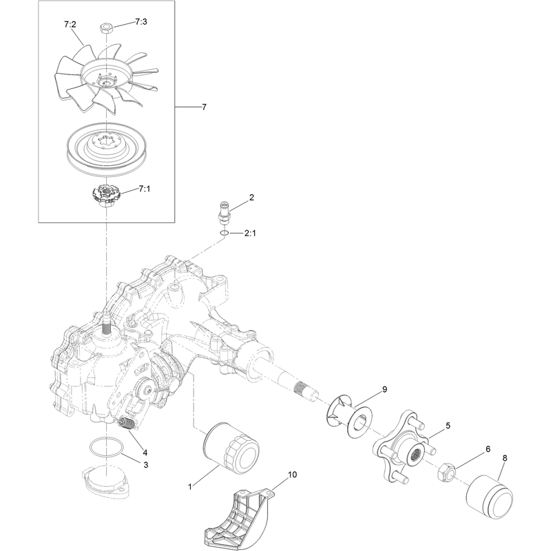 LH Transaxle Assembly No. 140-9489
