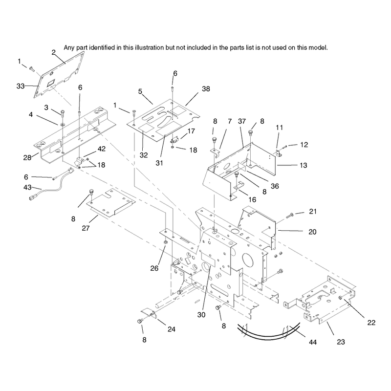 Footrest and Hoodstand Side Covers Assembly