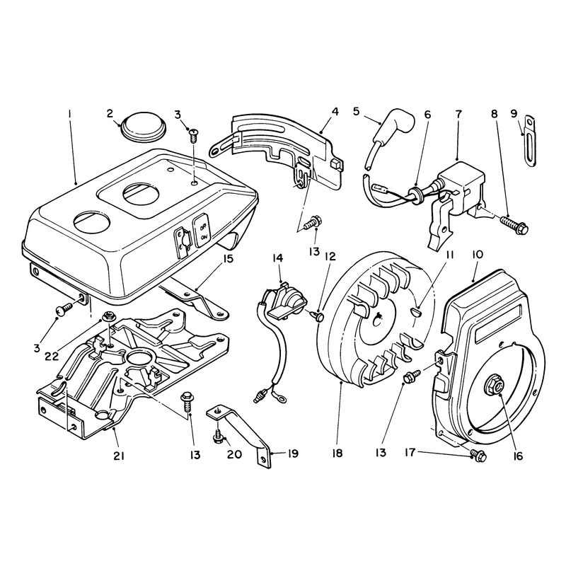 Magneto & Cowling Assembly