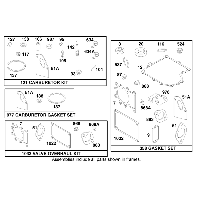 Engine Briggs and Stratton Model 28n707-0631-A1