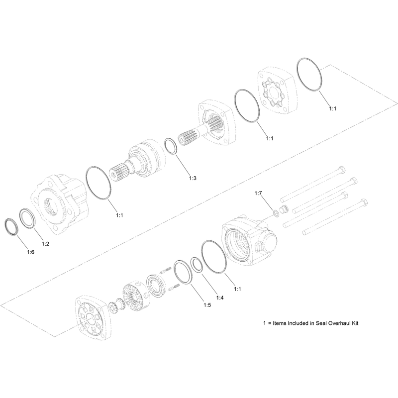 Hydraulic Motor Assembly No 133-6206