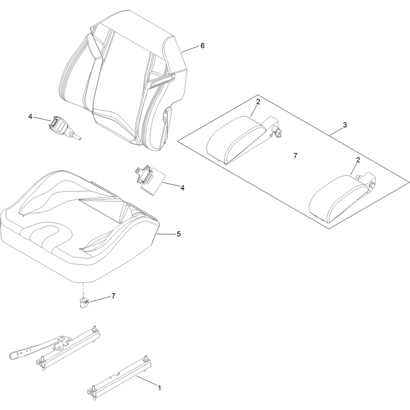 Seat Assembly No 139-3641