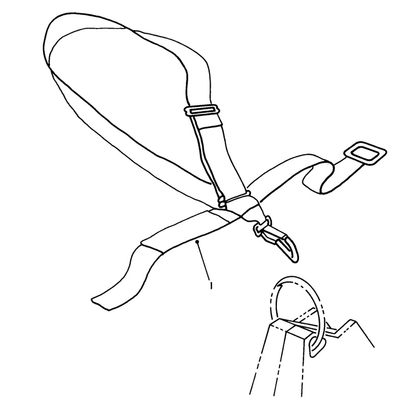 Deluxe Shoulder Belt Harness (optional)
