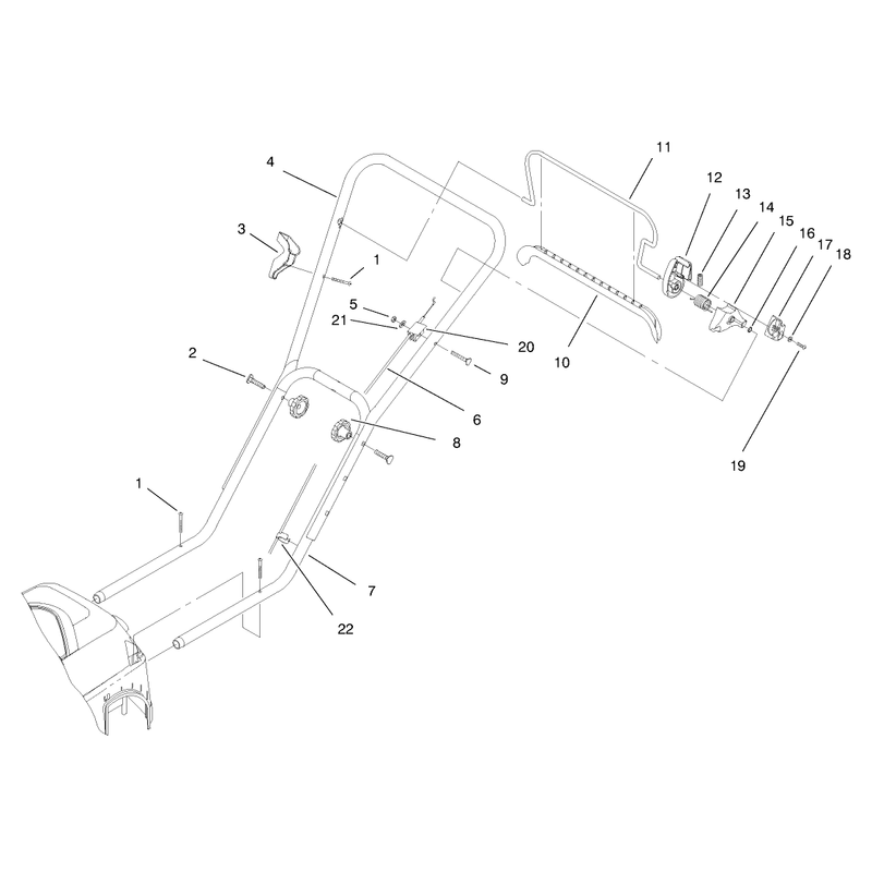 Handle and Controls Assembly