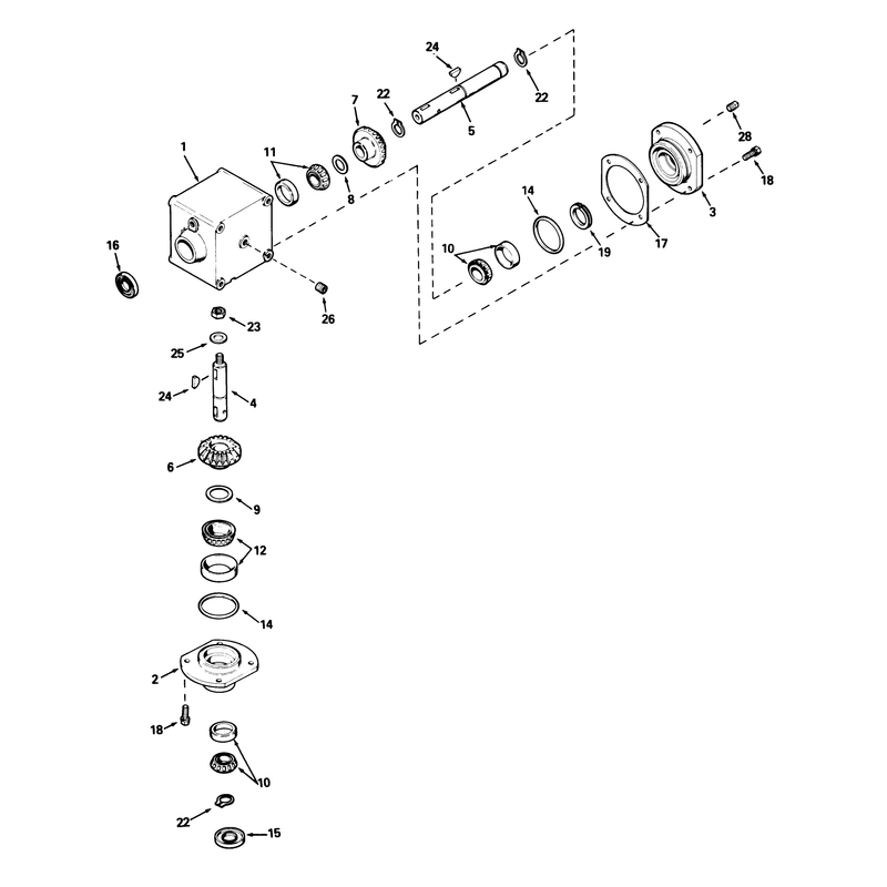 Gear Box Assembly Model No 1100-010 Continued