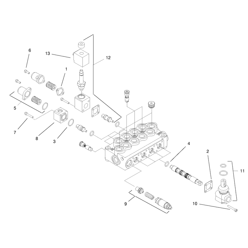 Hydraulic Valve Assembly No 99-3069