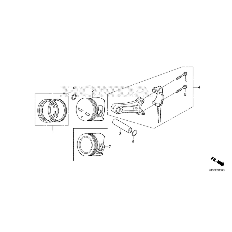 PISTON@CONNECTING ROD
