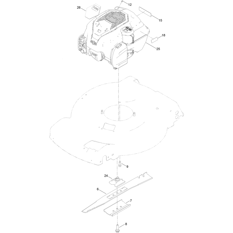 Engine and Blade Assembly