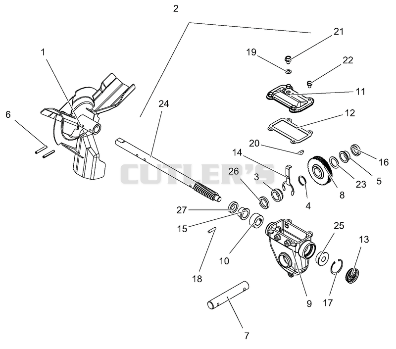 Gear Case And Impeller