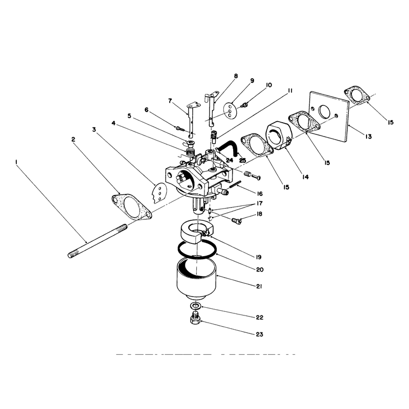 Carburetor Assembly (engine No. 47pk9)