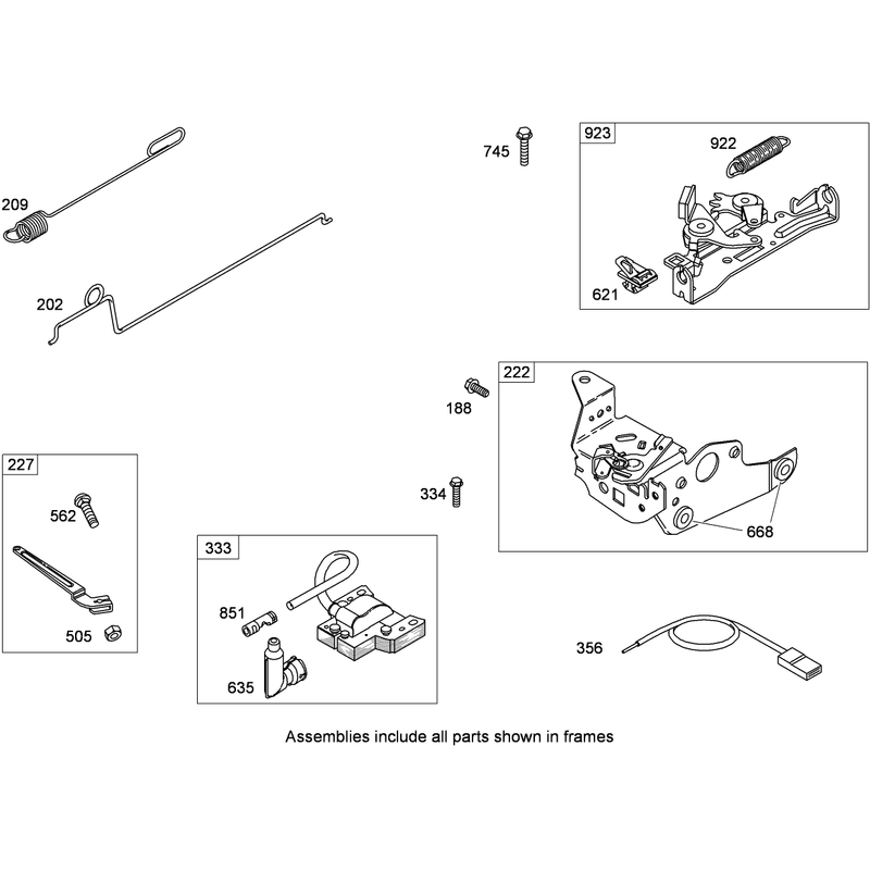 Governor Assembly Briggs and Stratton 126T02-0231-B1