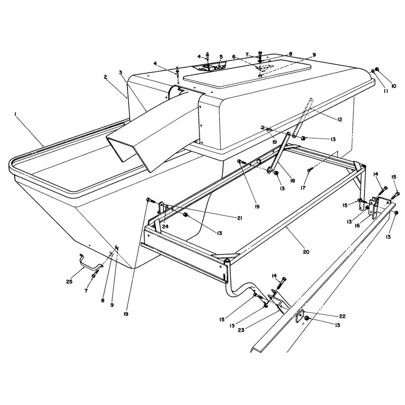 Grass Collection System Model No 30751 Optionalcontinued