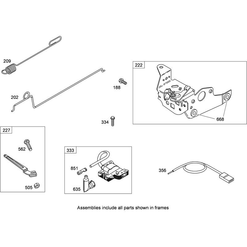 Governor Assembly Briggs and Stratton 126T02-0237-B1